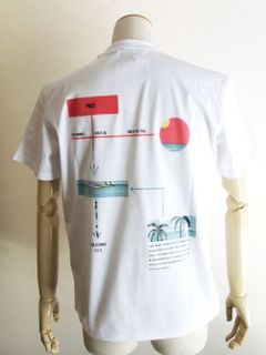 MOMO  バックロゴプリント 半袖 Tシャツ