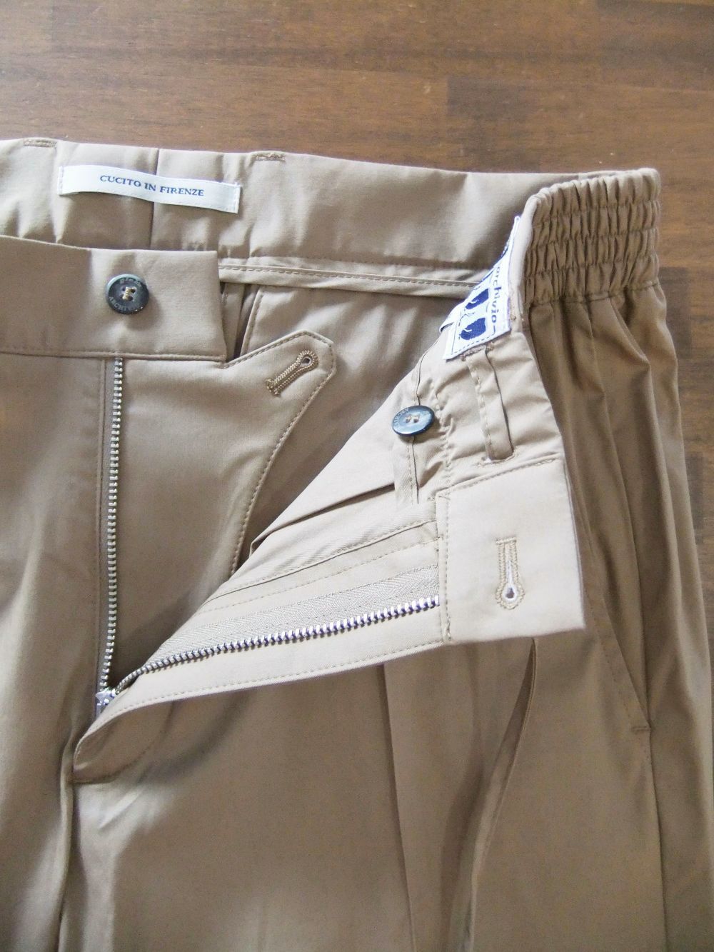 MASACCINO  マサッチーノ  AIRY TECNO COTTON  (キャメル)  A3802