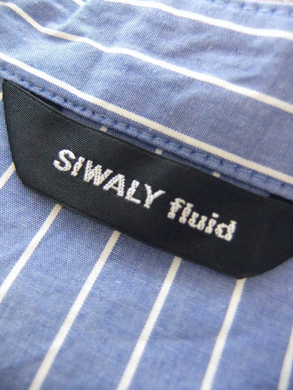 【SIWALY】 スタンドカラー ビッグ シャツ   523211