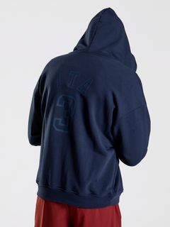 HOODIE FZ （ネイビー） ロゴパーカー