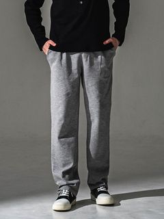 CHRIS EASY WIDE TUCK PANTS   ワイド イージーパンツ （グレー）