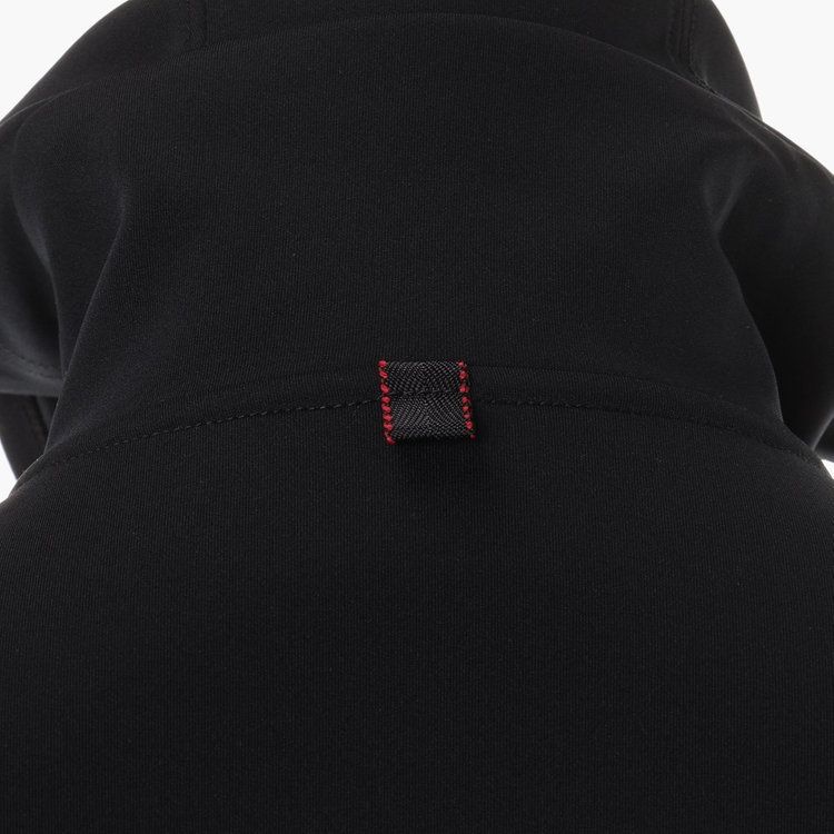 MENS 3D LOGO PARKA （ブラック）  ストレッチ ロゴ パーカー
