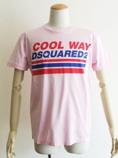 D2 COOL WAY   ロゴプリント T-SHIRT ( PINK )   S74GD0656