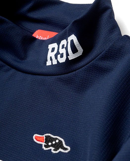 【LADIES】 DUCKBILLS MOCK W.  (ネイビー) ロゴモックネック   RSL-21013