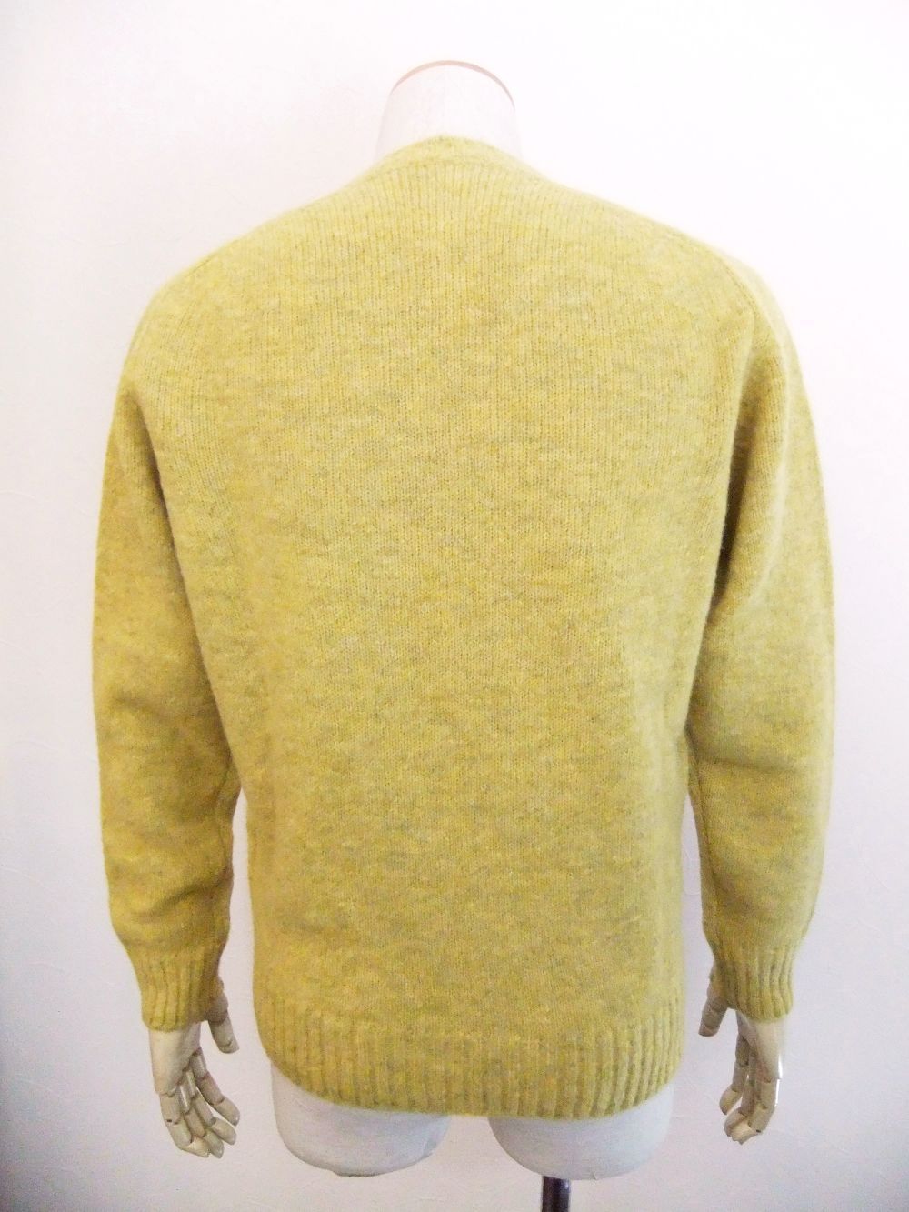 アルパカ混 V-NECK ニット   (イエロー)  CV1MLM13