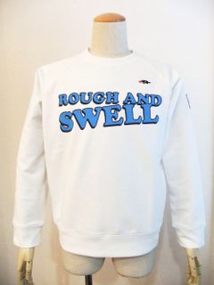 COOPER SWEAT  ロゴ入り裏起毛 スウェットシャツ (ホワイト)  RSM-22208