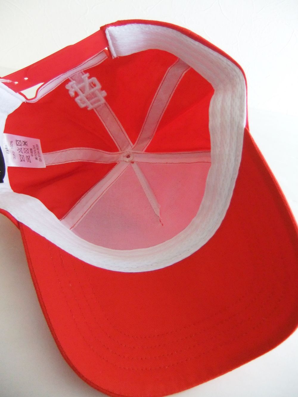 SIMPLE B.B. CAP  ( レッド )  ロゴ入りキャップ