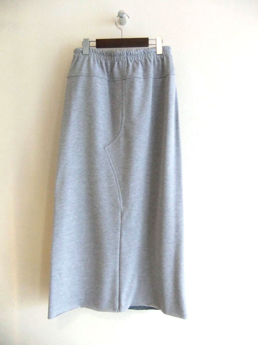デニム ドッキング ロング Aラインスカート   MMA133SEA