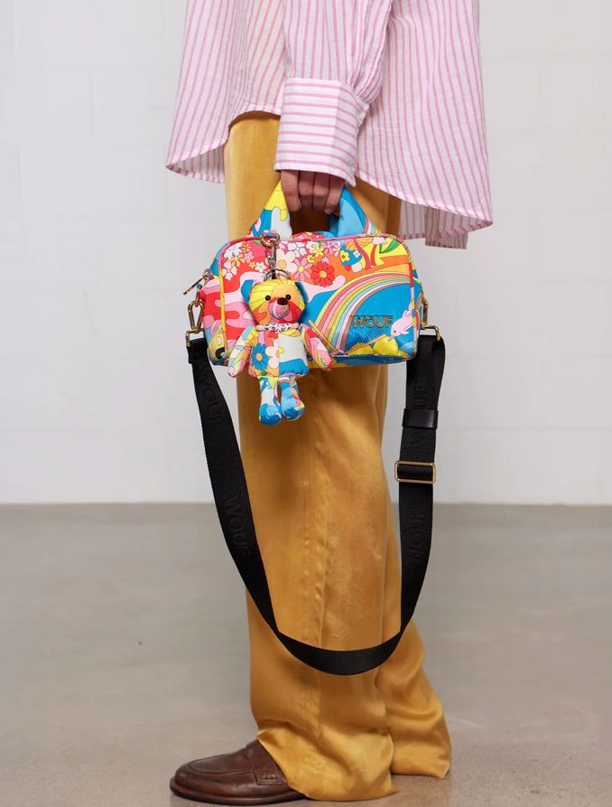 バッグ チャーム 【WOUF】 Magic Trip Bear Charm （マルチフラワー） CH250010