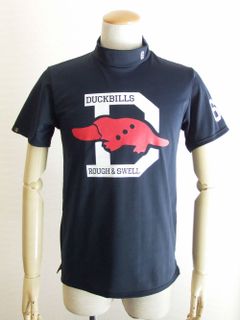 BIG D MOCK  ( ネイビー )  モックネック 半袖ポロシャツ RSM-22044