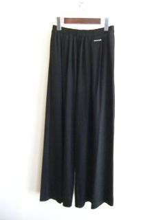 シルケット コットン ワイド イージー パンツ  (ブラック)  MM2200