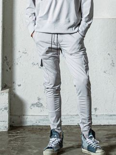 DARRELL SWEATCARGO PANTS  ダレル スウェット カーゴパンツ (グレー) RC35-ST-010