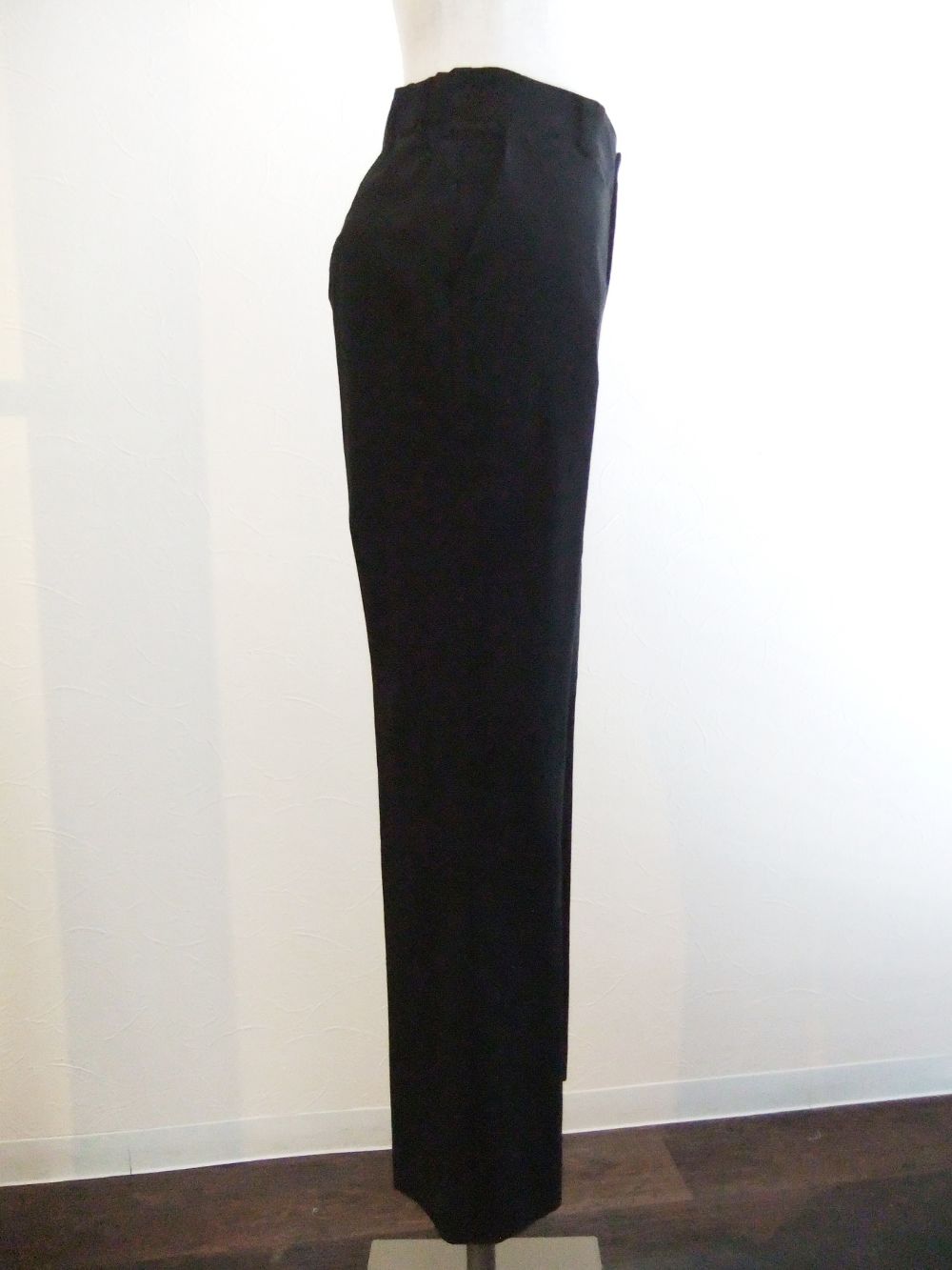 バックゴム入り ブーツカット パンツ  (ブラック)  SP-52462