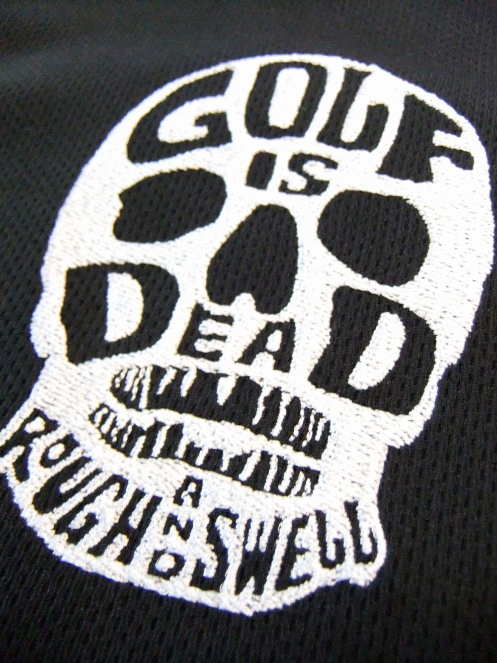 SKULL POLO ( ブラック )   半袖B.D.ポロ  RSM-21007