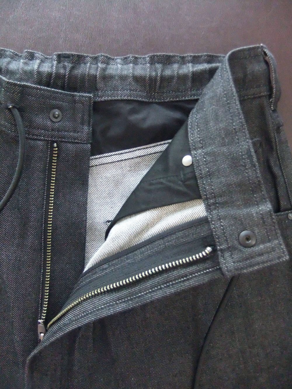 ワイド テーパード デニム パンツ