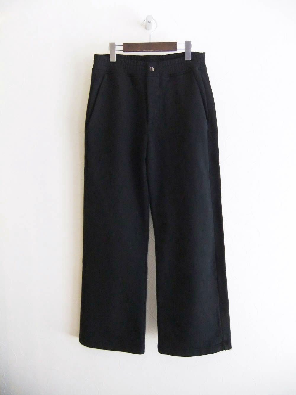 COTTON PANT OVER   (ブラック)  スウェットパンツ