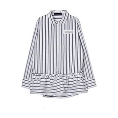 裾フリル 取り外し 3WAY ロング シャツブラウス    MMA115HEA