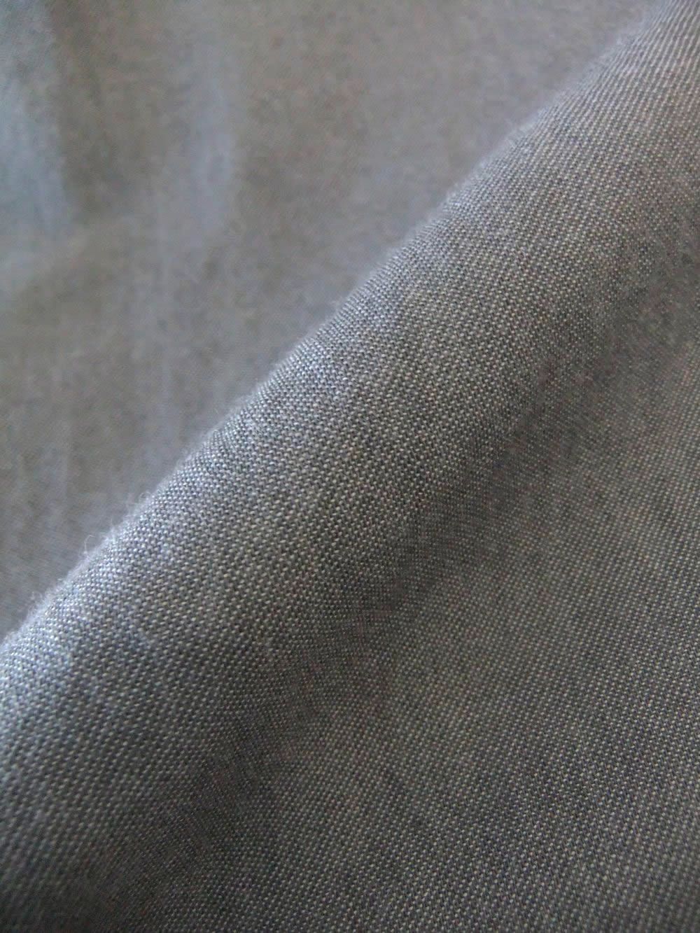 ボウタイ デザイン コットン シャンブレー ブラウス    626912