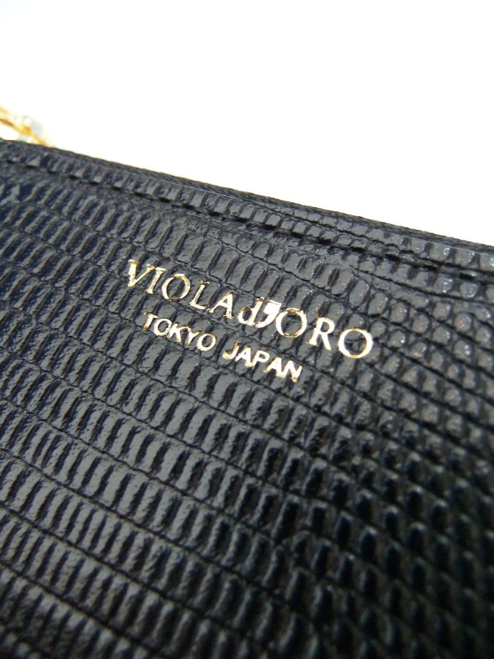 二つ折り L字型 財布  (ブラック)   PORTA   V-5056