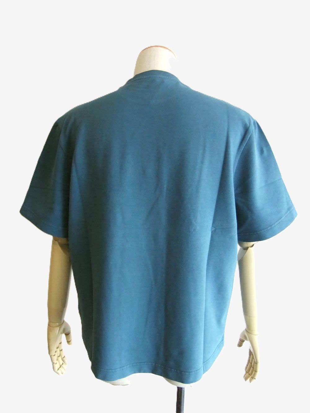 IF TEE  ミニ裏毛 クルーネック 半袖Tシャツ ( ダークブルー )