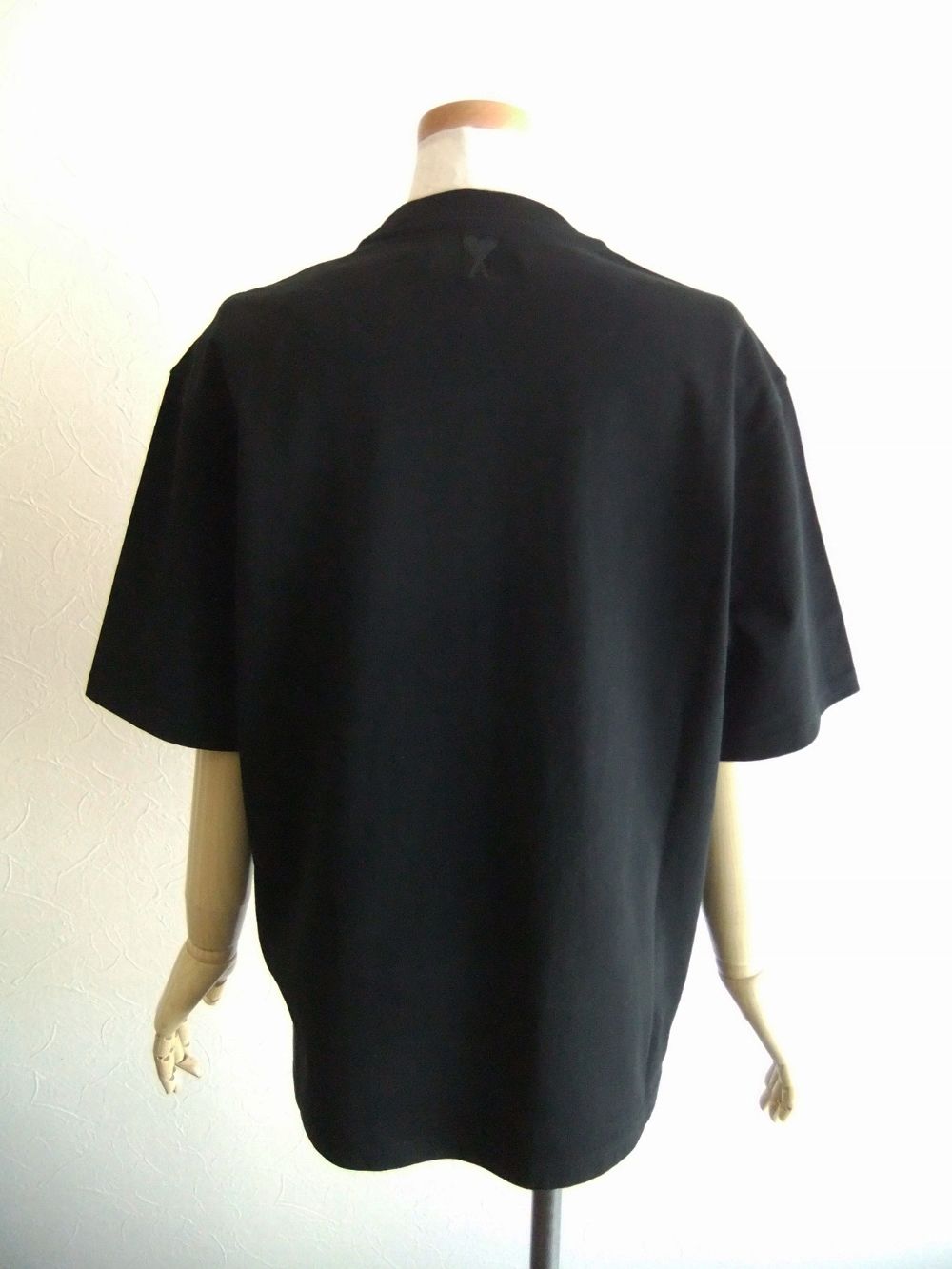 【ユニセックス】AMI DE COEUR Tシャツ   ロゴ半袖 Tシャツ  （ブラック）