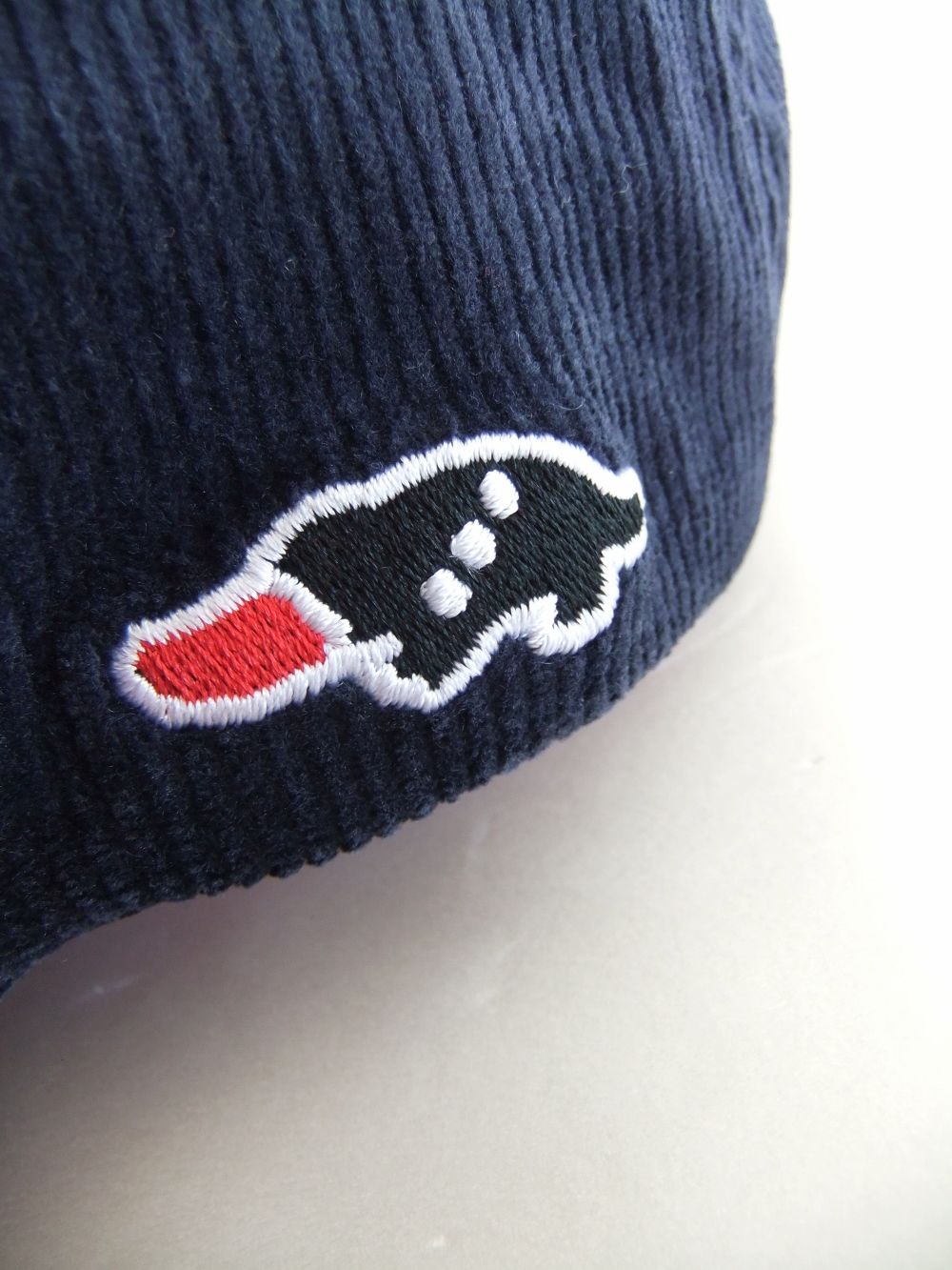 DE NIRO CAP  ( ネイビー ) ロゴ入りキャップ RSA-21202