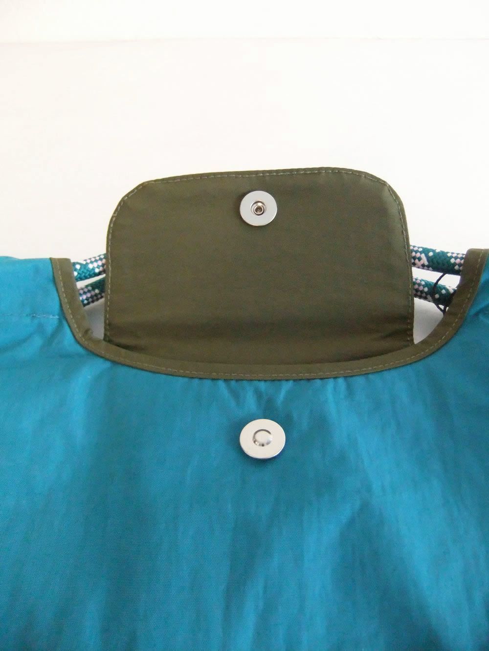 【MICALLE MICALLE Account】 HOMMAGE  LW FLAP TOTE BAG (ブルー) オマージュ トートバッグ  MAI100GDE