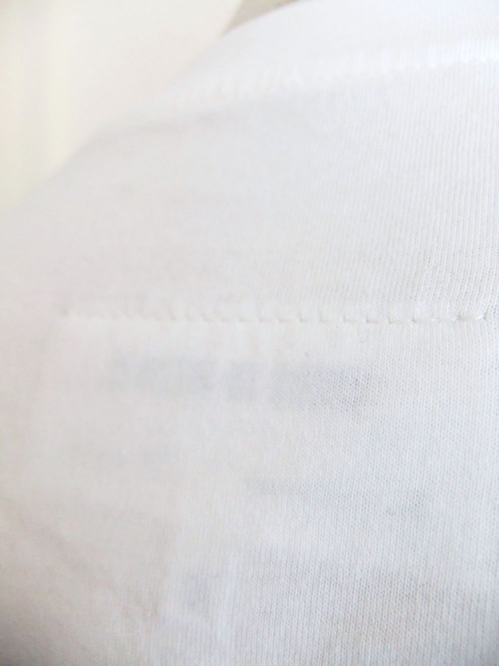 《MM➅》 Maison Margiela  (ホワイト)  ロゴ  ロングスリーブ T シャツ