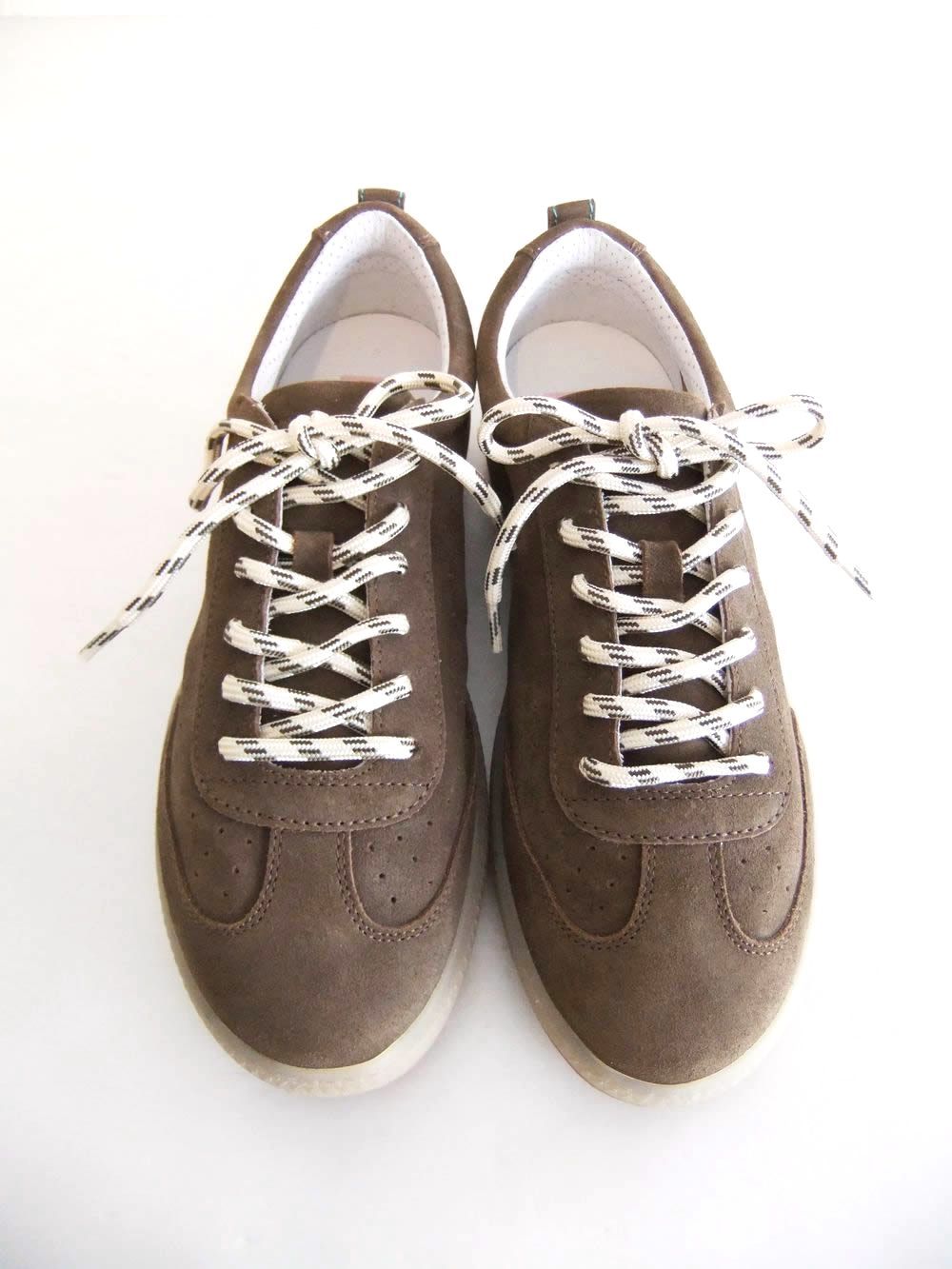 スエード レザースニーカー  （ブラウン）