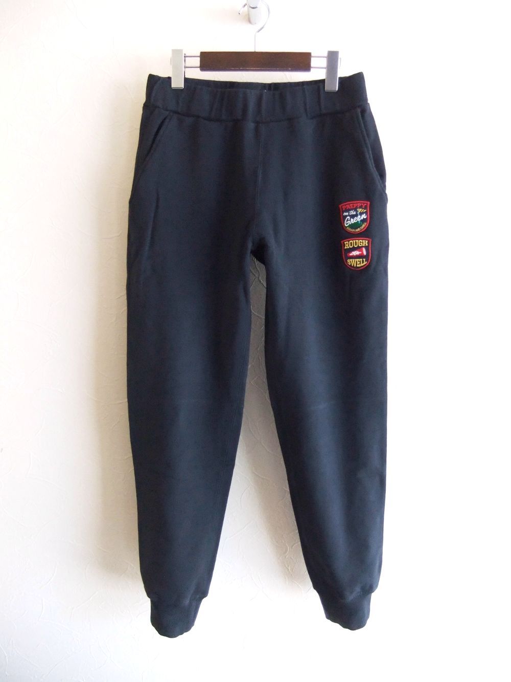 COLLEGE SWEAT PANTS ( ネイビー )  ジャージー リブパンツ   RSM-24232