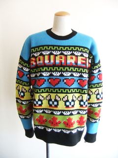 CIRO CREWNECK KNIT  モヘア混 マルチカラー クルーネックセーター   S74HA1348
