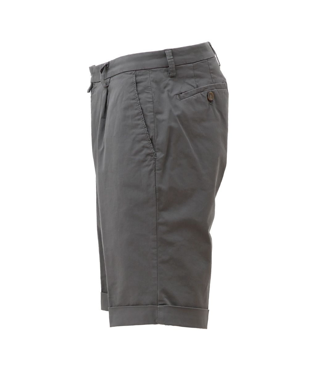 BRIGLIA 1949   ( グレー ) コットンストレッチ ワンプリーツスリムショーツ