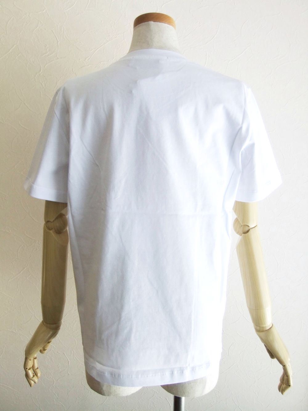EMBROIDERY 胸 刺繍ロゴ  T-SHIRT  (ホワイト)   3241MDM540