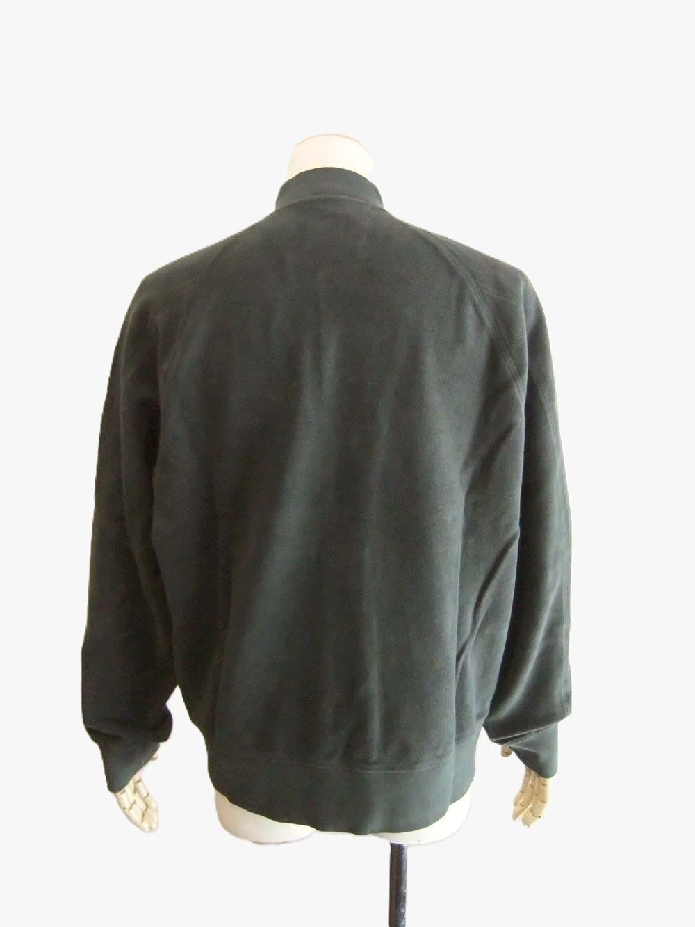 SWEATSHIRTS OPEN SWEAT IN BRUSHED EMERIZED DIAGONAL FLEECE   スウェット ブルゾン