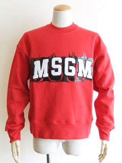 MSGM ロゴ スウェット ( レッド )  MM170-207599