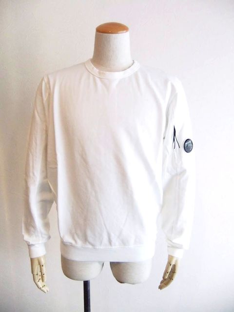 LIGHT FLEECE CREWNECK SWEATSHIRT  (ホワイト) クルーネック スウェットシャツ