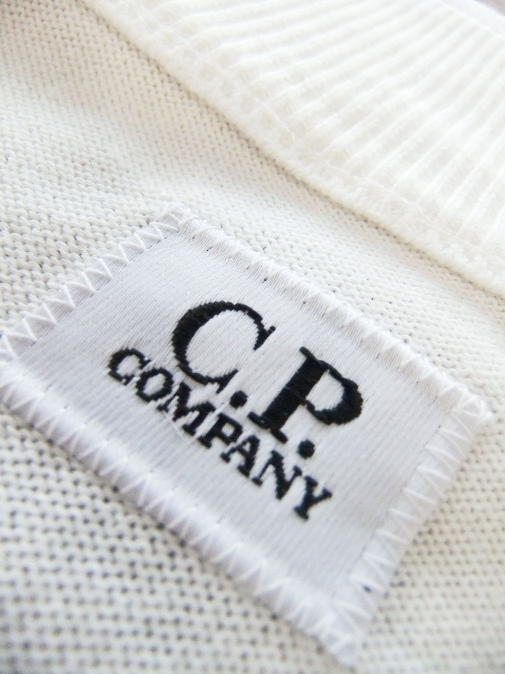 SEA ISLAND ZIPPED KNIT  (ホワイト)  ZIP カーディガン