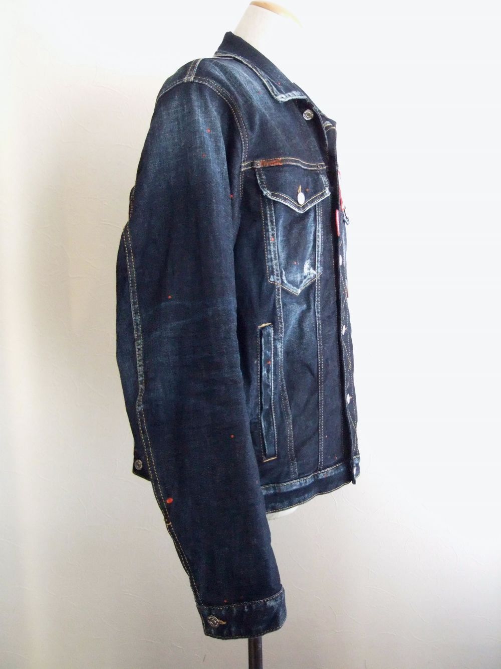 D2 COLLEGE PATCH DENIM JACKET   D2ロゴ デニムジャケット    S74AM1062