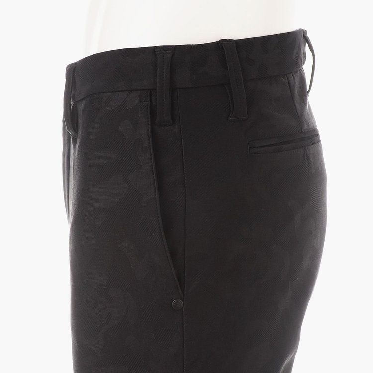 MENS CAMO JQ PANTS (ブラック) カモ柄 ストレッチパンツ