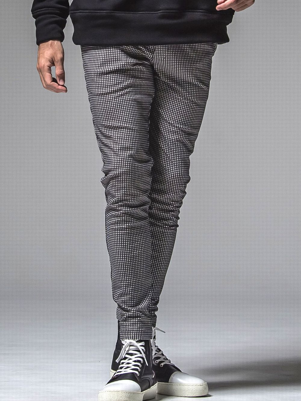 CHRIS EASY HEAT TUCK PANTS   (千鳥柄)  スラックス イージー タックパンツ