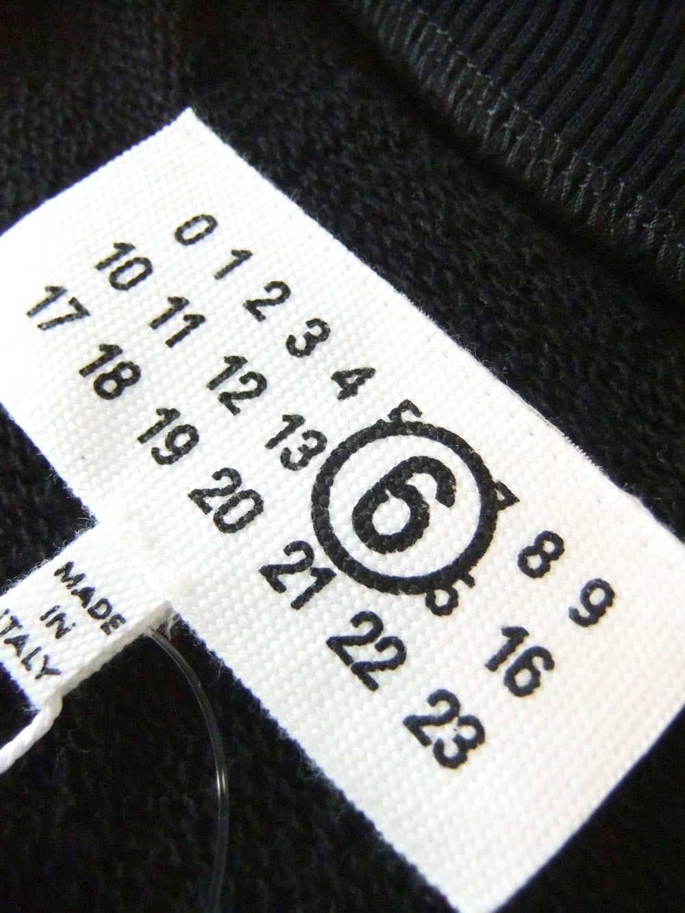 【レディース】MM⑥ MAISON MARGIELA     シグネチャー ミニ裏毛 Tシャツ