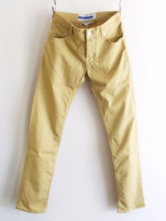 NICK ウォッシュドストレッチト SLIM FIT  コットンパンツ