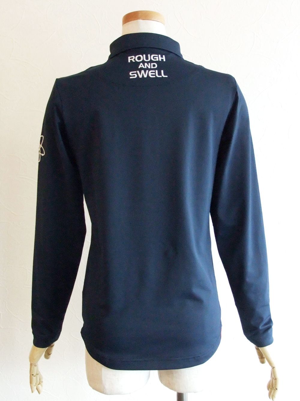 【LADIES】  GALAXY TOUR L.S. W.  (ネイビー)   長袖BDポロ  RSL-21215