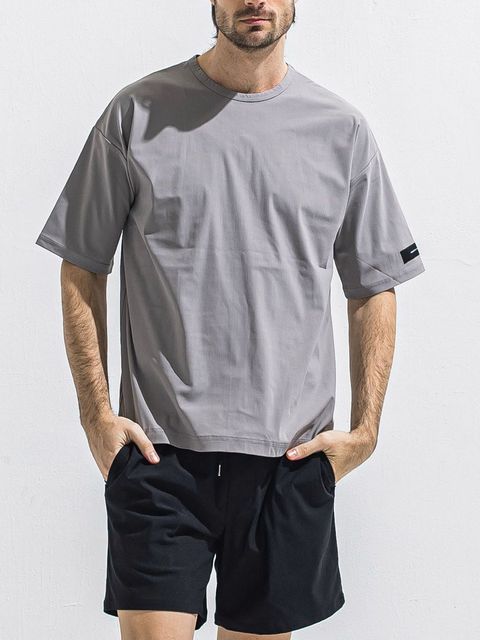 NYLON OVER T  (グレー)   ナイロンオーバーTシャツ