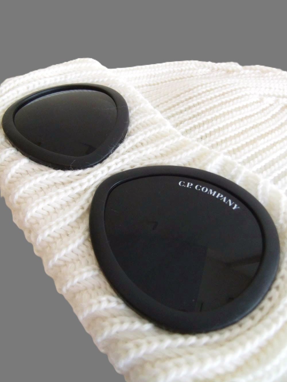 EXTRAFINE MERINO WOOL GOGGLE BEANIE ゴーグル ニット帽 ( ホワイト )