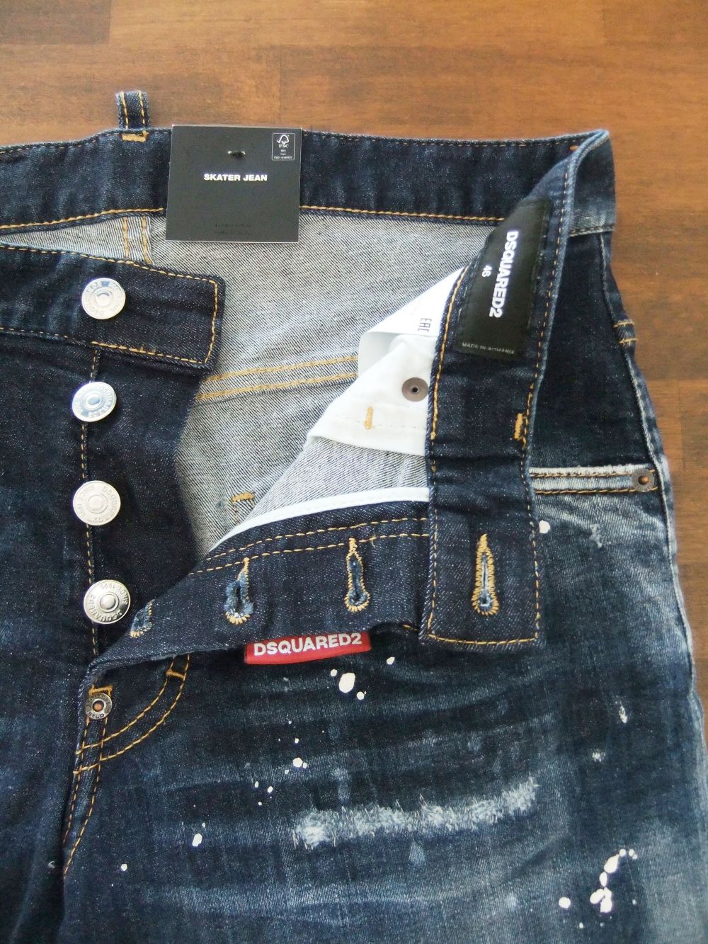 Dsquared2 - DARK SS SNOWBOARD WASH SKATER JEAN スケーター ジーンズ ...