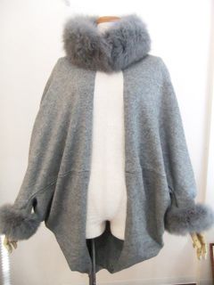 フォックス ファー ニット ストール   SH-34221