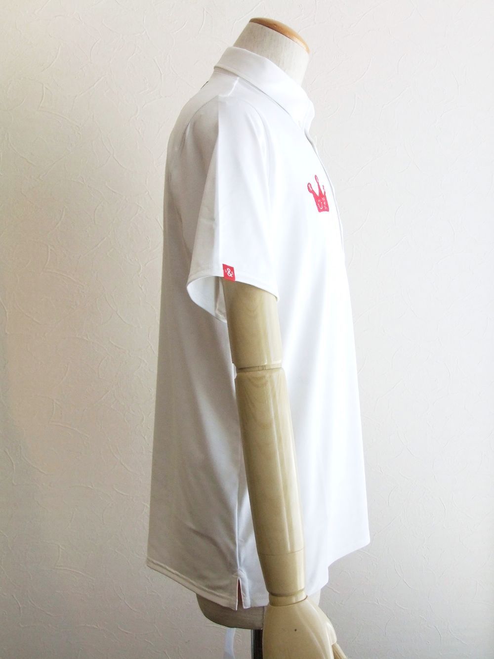 DADS' POLO  (ホワイト)   半袖ポロシャツ
