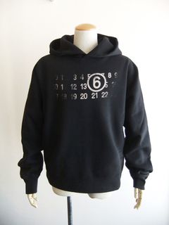 《MM➅》 Maison Margiela  ロゴ プルオーバーパーカー