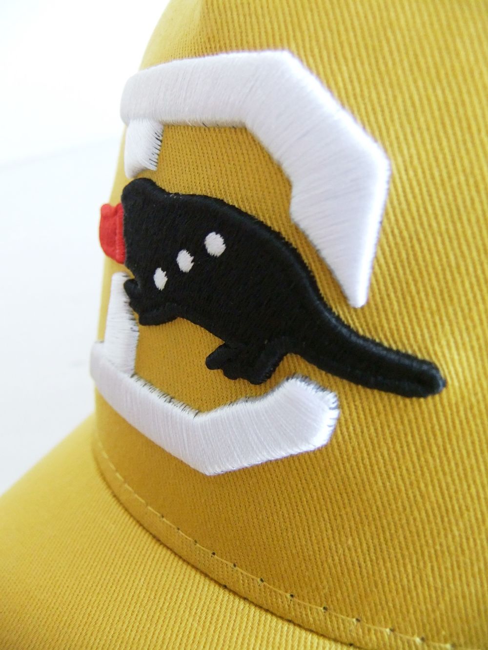 BIG D MESH CAP (イエロー) ロゴ入りキャップ RSA-23006